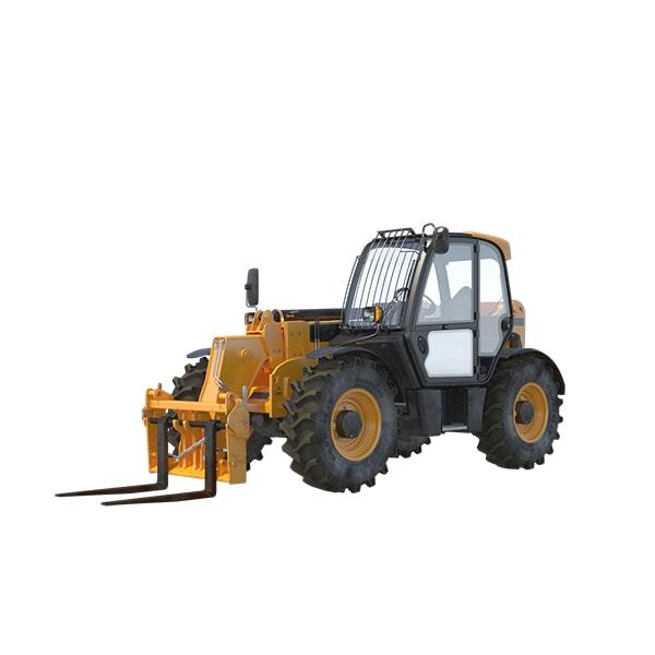 telehandlers are typically used in agriculture for tasks such as lifting and stacking hay bales